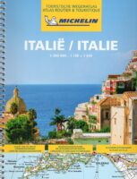 468  Italie Atlas 1:300.000 (spiraalband) 9782067255074  Michelin Wegenatlassen  Wegenatlassen Italië