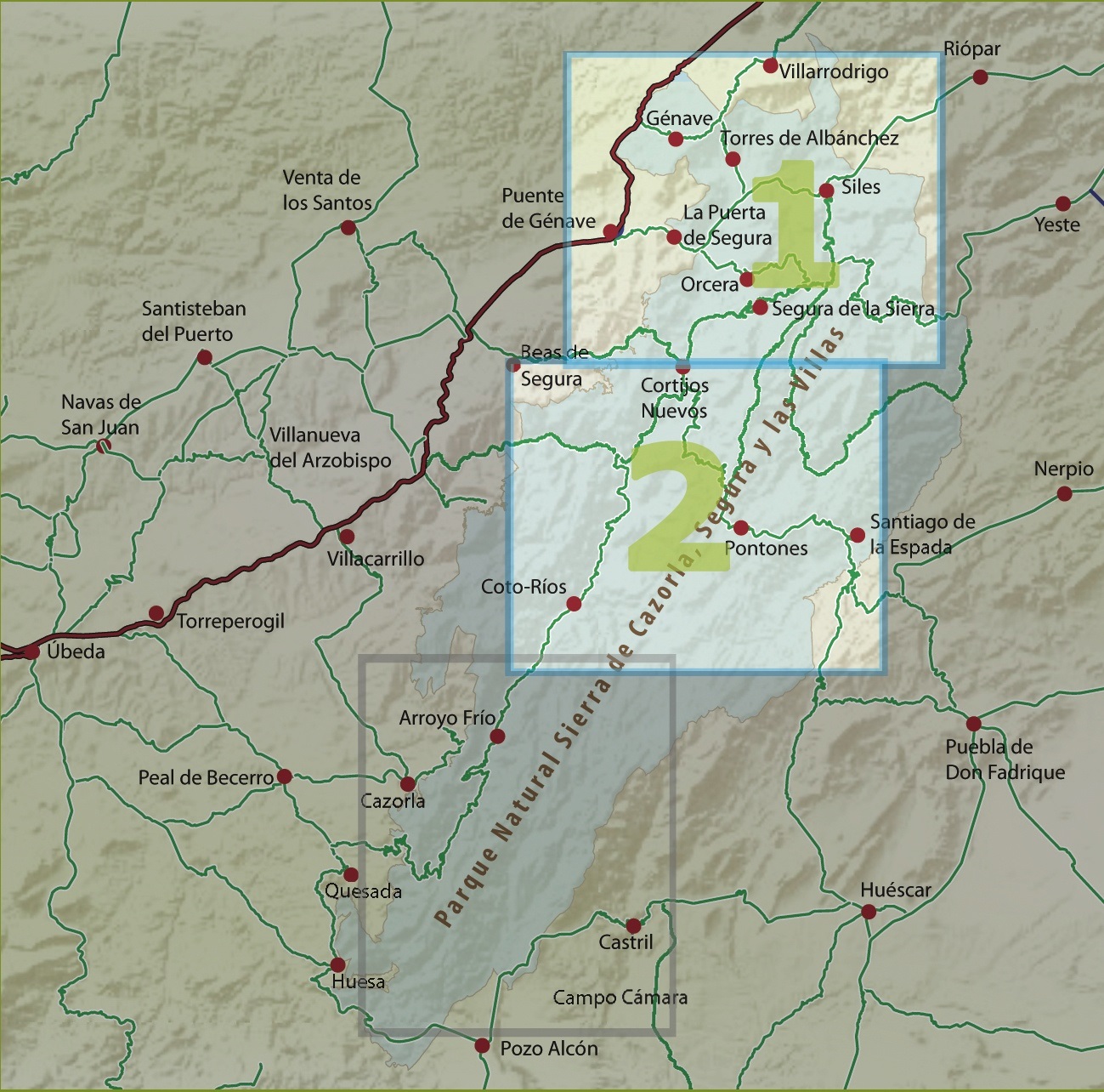 wandelkaart Sierra de Segura 1:40.000 9788494365287 Penibetica Wandelkaarten Prov. Jaén & Almería (Oost-Andalusië) wandelkaart Sierra de Segura 1:40.000 9788494365287 Penibetica Wandelkaarten Prov. Jaén & Almería (Oost-Andalusië)