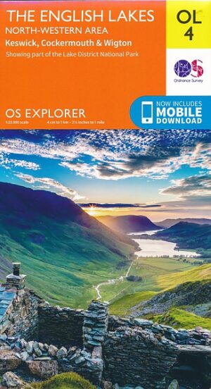 EXP-004  English Lakes - North West  OL4 | wandelkaart 1:25.000 9780319263990  Ordnance Survey Explorer Maps 1:25t.  Wandelkaarten Noordwest-Engeland