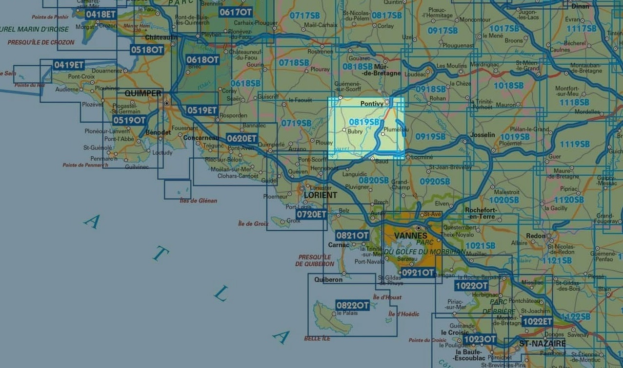 SB-0819 Pluméliau, Bubry | wandelkaart 1:25.000 9782758541066 IGN IGN 25 Bretagne Wandelkaarten Bretagne SB-0819 Pluméliau, Bubry | wandelkaart 1:25.000 9782758541066 IGN IGN 25 Bretagne Wandelkaarten Bretagne