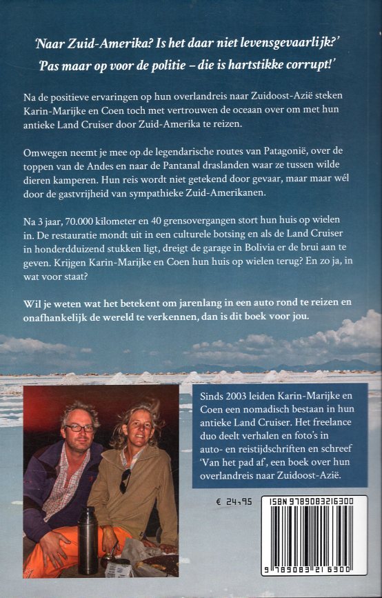 Omwegen | Karin-Marijke Vis en Coen Wubbels 9789083216300 Landcruising Adventure Reisverhalen & literatuur Zuid-Amerika (en Antarctica) Omwegen | Karin-Marijke Vis en Coen Wubbels 9789083216300 Landcruising Adventure Reisverhalen & literatuur Zuid-Amerika (en Antarctica)