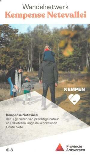 wandelkaart Kempense Netevallei 1:25.000 9789464332810  Provincie Antwerpen Wandelnetwerk  Wandelkaarten Antwerpen & oostelijk Vlaanderen