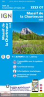 wandelkaart 3333OT Chartreuse/Nord 1:25.000 9782758552253  IGN IGN 25 Franse Alpen/ Nrd.helft  Wandelkaarten Vercors, Chartreuse, Grenoble, Isère