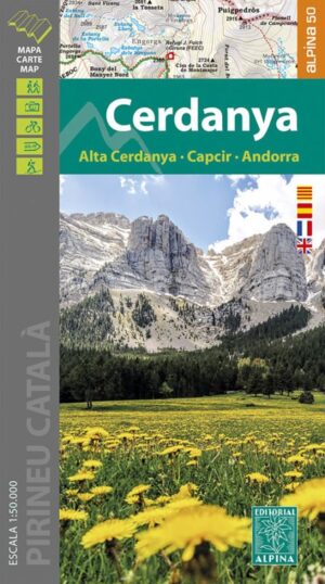 wandelkaart Cerdanya, Alta Cerdanya, Capcir, Andorra 1:50.000 9788480908726  Editorial Alpina   Wandelkaarten Spaanse Pyreneeën