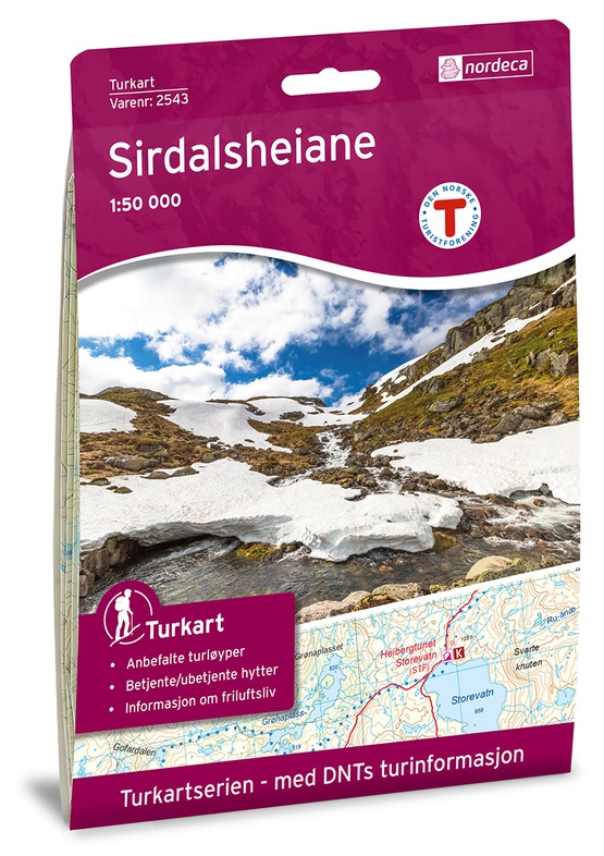 DNT-2543 Sirdalsheiane | topografische wandelkaart 1:50.000 7046660025437 Nordeca Turkart Norge 1:50.000 Wandelkaarten Zuid-Noorwegen DNT-2543 Sirdalsheiane | topografische wandelkaart 1:50.000 7046660025437 Nordeca Turkart Norge 1:50.000 Wandelkaarten Zuid-Noorwegen