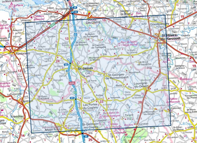 SB-1316 St-Hilaire-du-Harcouët / St-James | wandelkaart 1:25.000 9782758545941 IGN IGN 25 Bretagne Wandelkaarten Bretagne, Normandië SB-1316 St-Hilaire-du-Harcouët / St-James | wandelkaart 1:25.000 9782758545941 IGN IGN 25 Bretagne Wandelkaarten Bretagne, Normandië