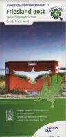 AFK-03 Friesland oost ANWB fietskaart 1:100.000 9789018046767  ANWB Fietsknooppunten 1:100.000  Fietskaarten Drenthe, Friesland