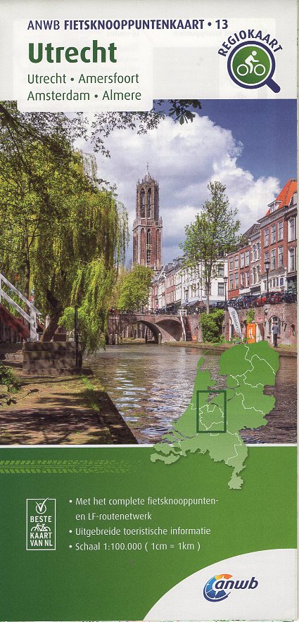 AFK-13 Utrecht ANWB fietskaart 1:100.000 9789018046866 ANWB Fietsknooppunten 1:100.000 Fietskaarten Utrecht AFK-13 Utrecht ANWB fietskaart 1:100.000 9789018046866 ANWB Fietsknooppunten 1:100.000 Fietskaarten Utrecht