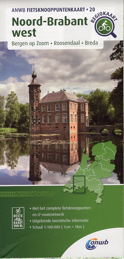 AFK-20 Noord-Brabant west ANWB fietskaart 1:100.000 9789018046934 ANWB Fietsknooppunten 1:100.000 Fietskaarten Noord-Brabant AFK-20 Noord-Brabant west ANWB fietskaart 1:100.000 9789018046934 ANWB Fietsknooppunten 1:100.000 Fietskaarten Noord-Brabant
