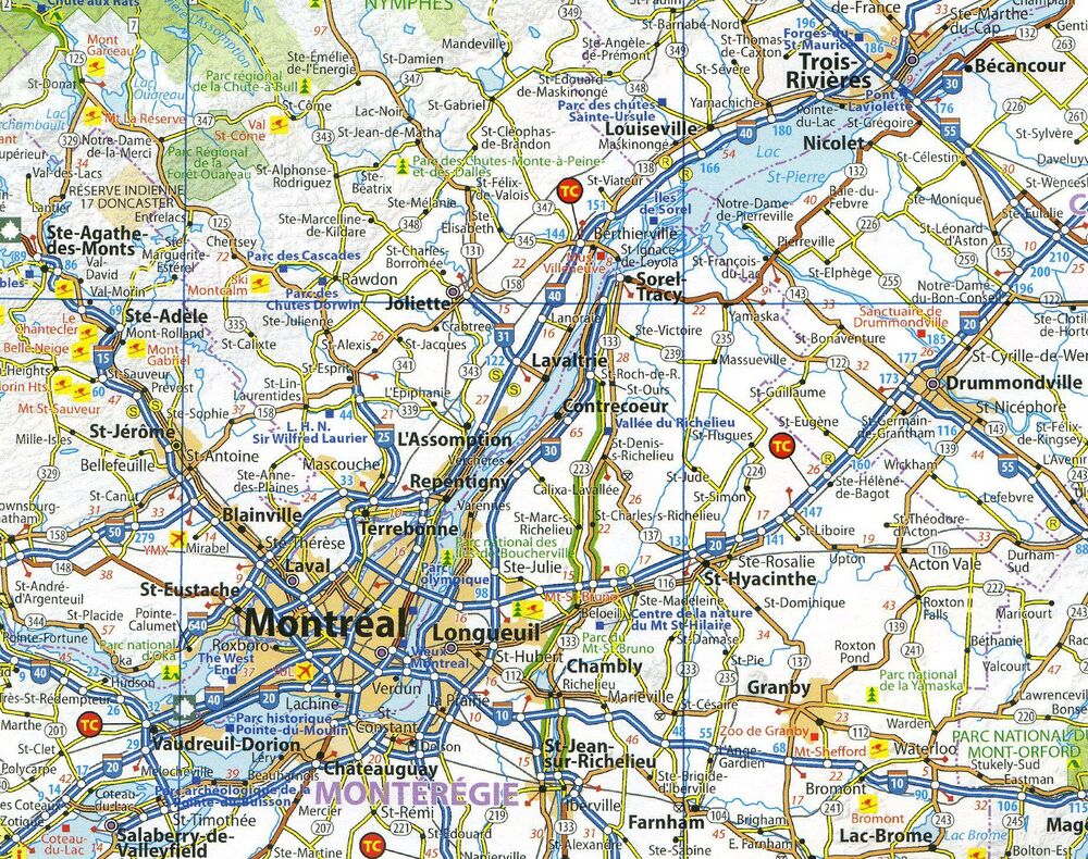 Michelin wegenkaart 760 Québec (Quebec) 1:1.100.000 9782067208728 Michelin Landkaarten en wegenkaarten Montréal & Québec Michelin wegenkaart 760 Québec (Quebec) 1:1.100.000 9782067208728 Michelin Landkaarten en wegenkaarten Montréal & Québec