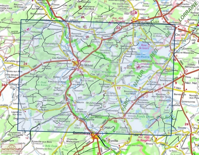 SB-3214 St-Mihiel, Apremont-la-Forêt | wandelkaart 1:25.000 9782758541783 IGN IGN 25 Champagne / Ardennes Wandelkaarten Lotharingen, Nancy, Metz SB-3214 St-Mihiel, Apremont-la-Forêt | wandelkaart 1:25.000 9782758541783 IGN IGN 25 Champagne / Ardennes Wandelkaarten Lotharingen, Nancy, Metz