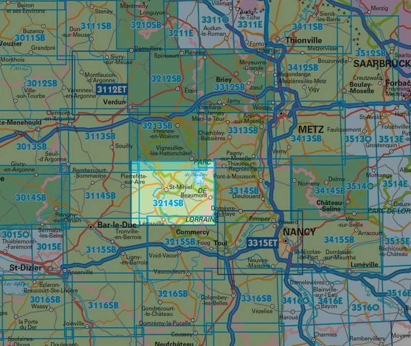 SB-3214 St-Mihiel, Apremont-la-Forêt | wandelkaart 1:25.000 9782758541783 IGN IGN 25 Champagne / Ardennes Wandelkaarten Lotharingen, Nancy, Metz SB-3214 St-Mihiel, Apremont-la-Forêt | wandelkaart 1:25.000 9782758541783 IGN IGN 25 Champagne / Ardennes Wandelkaarten Lotharingen, Nancy, Metz