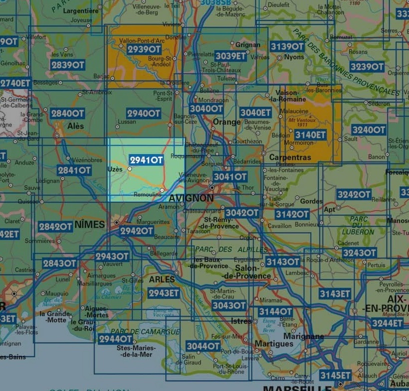 wandelkaart 2941OT Uzès, Remoulins, Pont du Gard 1:25.000 9782758545491 IGN IGN 25 Cevennen & Languedoc Wandelkaarten Cevennen, Languedoc wandelkaart 2941OT Uzès, Remoulins, Pont du Gard 1:25.000 9782758545491 IGN IGN 25 Cevennen & Languedoc Wandelkaarten Cevennen, Languedoc