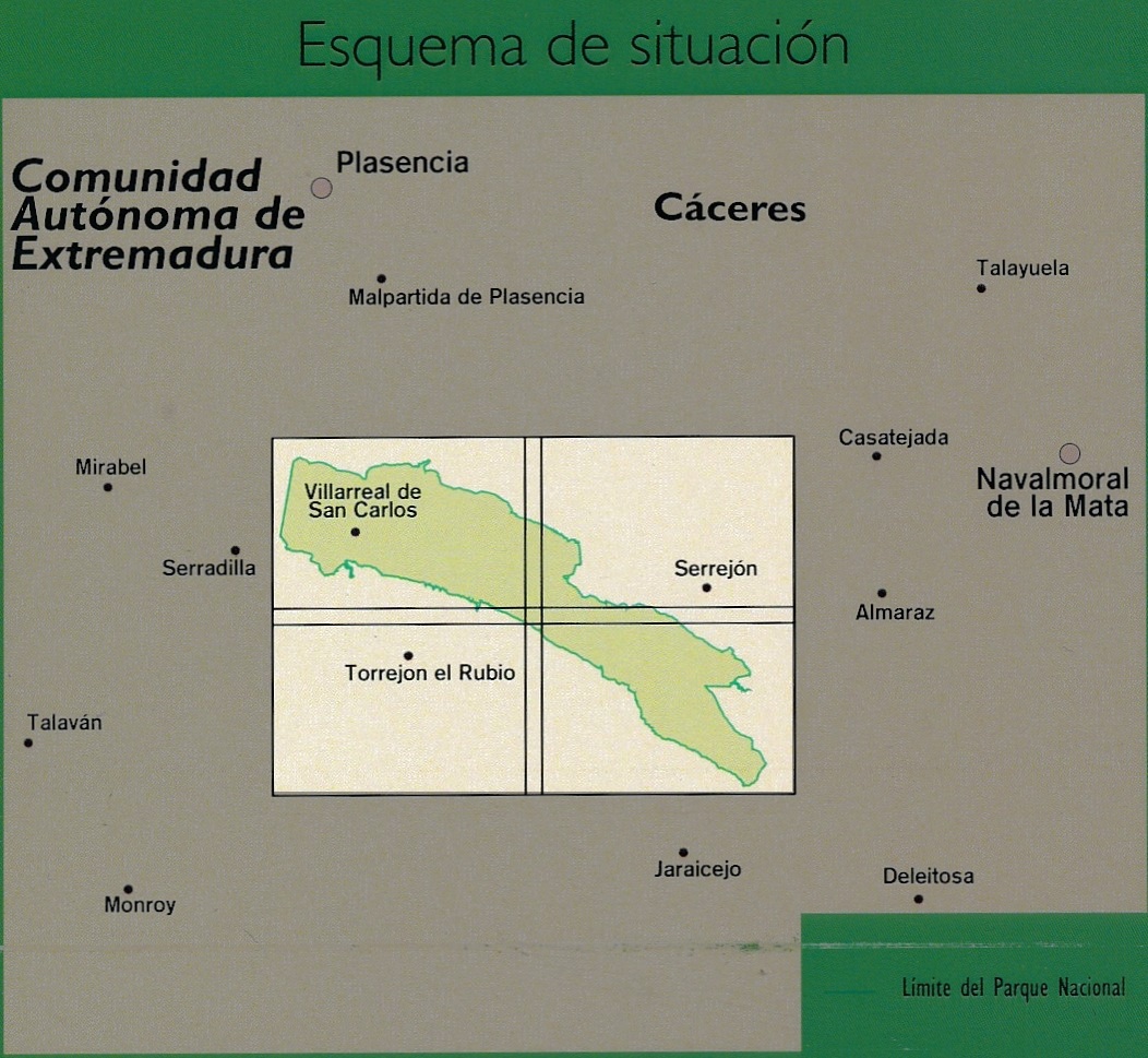 Parque Nacional de Monfrague 1:25.000 9788441665446 CNIG Parques España Wandelkaarten Extremadura Parque Nacional de Monfrague 1:25.000 9788441665446 CNIG Parques España Wandelkaarten Extremadura