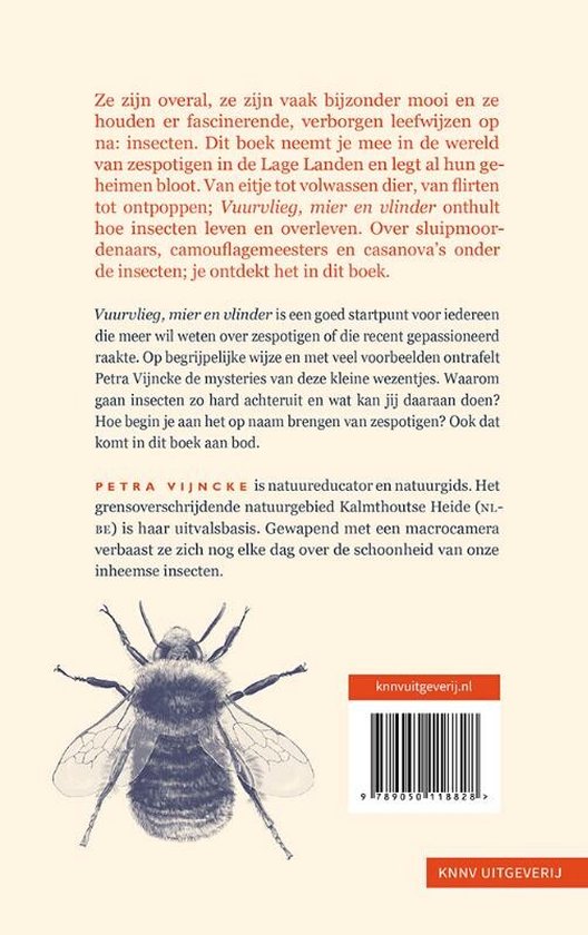 Vuurvlieg, mier en vlinder | Petra Vijncke 9789050118828 Petra Vijncke KNNV Natuurgidsen Benelux Vuurvlieg, mier en vlinder | Petra Vijncke 9789050118828 Petra Vijncke KNNV Natuurgidsen Benelux