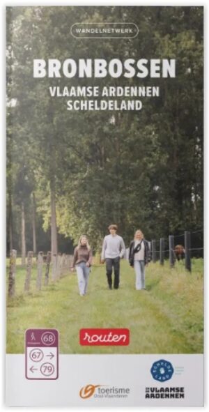 Bronbossen Vlaamse Ardennen Scheldeland wandelnetwerk 1:25.000 9789491414855  NGI   Wandelkaarten Gent, Brugge & westelijk Vlaanderen