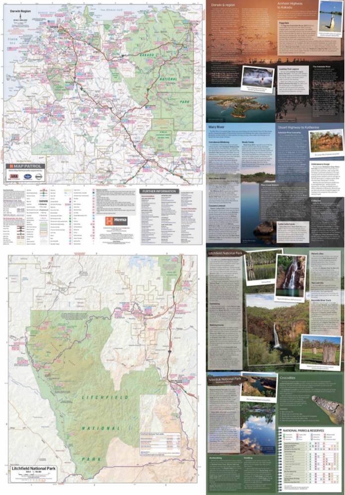 Top End National Parks: Kakadu, Katherin, Litchfield 1:350.000 9321438001669 Hema Maps Landkaarten en wegenkaarten Australië Top End National Parks: Kakadu, Katherin, Litchfield 1:350.000 9321438001669 Hema Maps Landkaarten en wegenkaarten Australië