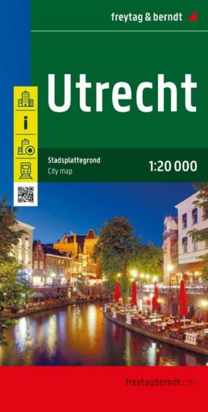 stadsplattegrond Utrecht 9783707921427  Freytag & Berndt F&B stadsplattegronden NL  Stadsplattegronden Utrecht