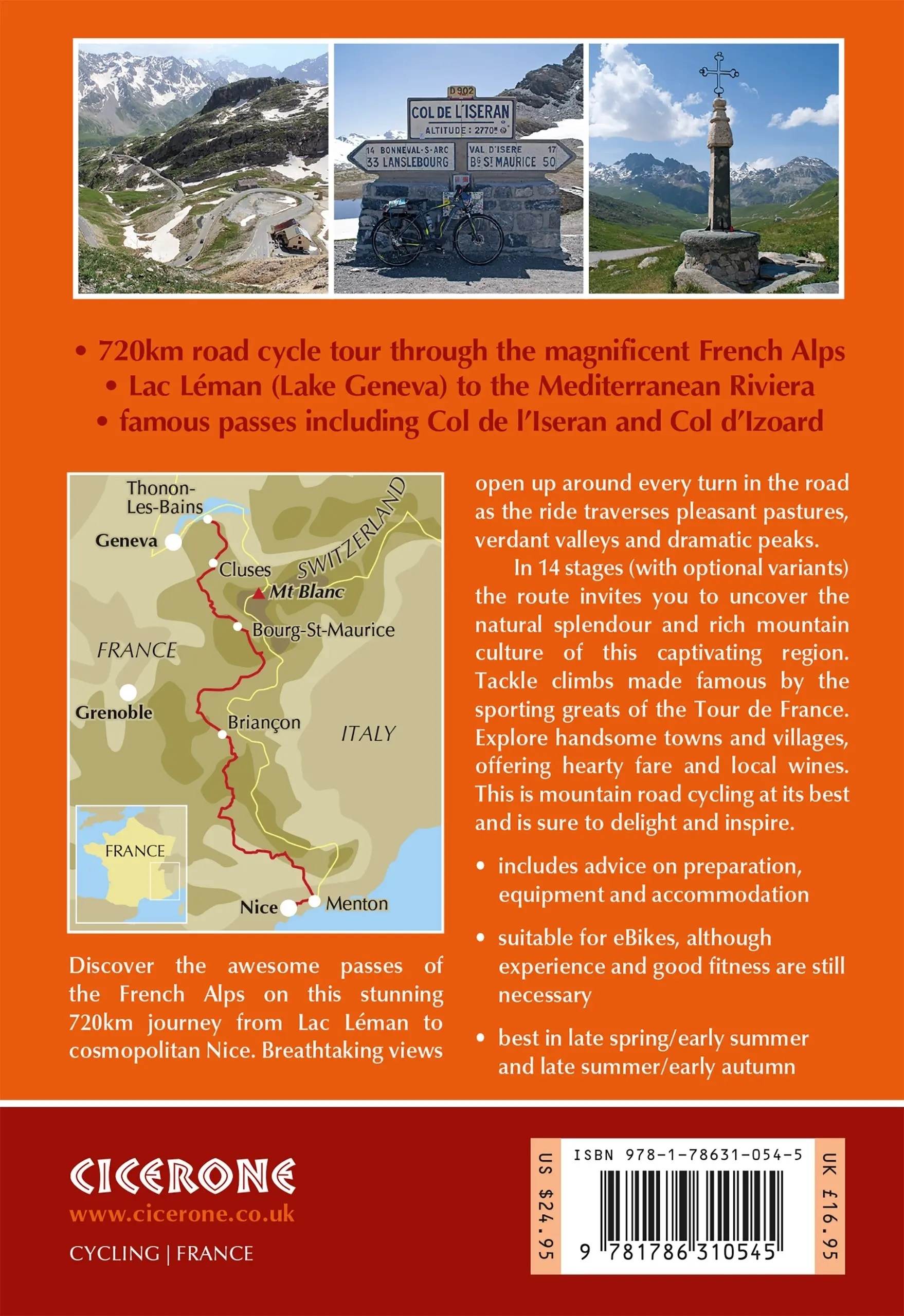 Cycling the Route des Grandes Alpes | fietsgids Franse Alpen 9781786310545 Giles Belbin Cicerone Press Fietsgidsen, Meerdaagse fietsvakanties Zuidoost-Frankrijk Cycling the Route des Grandes Alpes | fietsgids Franse Alpen 9781786310545 Giles Belbin Cicerone Press Fietsgidsen, Meerdaagse fietsvakanties Zuidoost-Frankrijk