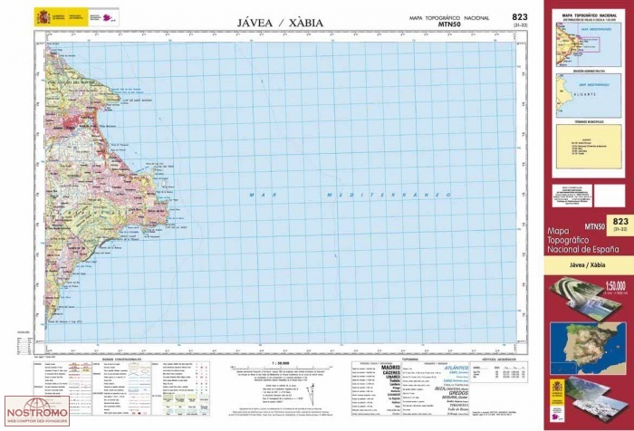 Hoja-823 Jávea, Xábia | top. wandelkaart 1:50.000 9788441603165 CNIG Spanje 1:50.000 Wandelkaarten Costa Blanca, Costa del Azahar, Castellón Hoja-823 Jávea, Xábia | top. wandelkaart 1:50.000 9788441603165 CNIG Spanje 1:50.000 Wandelkaarten Costa Blanca, Costa del Azahar, Castellón