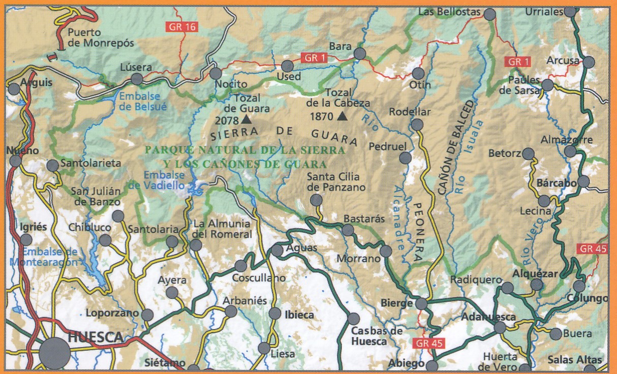 wandelkaart Sierra y Cañones de Guara 9788480909280 Editorial Alpina Wandelkaarten Catalonië wandelkaart Sierra y Cañones de Guara 9788480909280 Editorial Alpina Wandelkaarten Catalonië