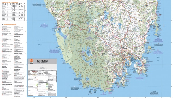Tasmania 1:480.000 | overzichtskaart, wegenkaart 9321438002246 Hema Maps Landkaarten en wegenkaarten Australië Tasmania 1:480.000 | overzichtskaart, wegenkaart 9321438002246 Hema Maps Landkaarten en wegenkaarten Australië