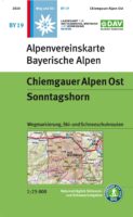 Alpenverein wandelkaart BY-19 Chiemgau-Ost 1:25.000 9783937530970  Deutscher AlpenVerein Alpenvereinskarten  Wandelkaarten Beierse Alpen