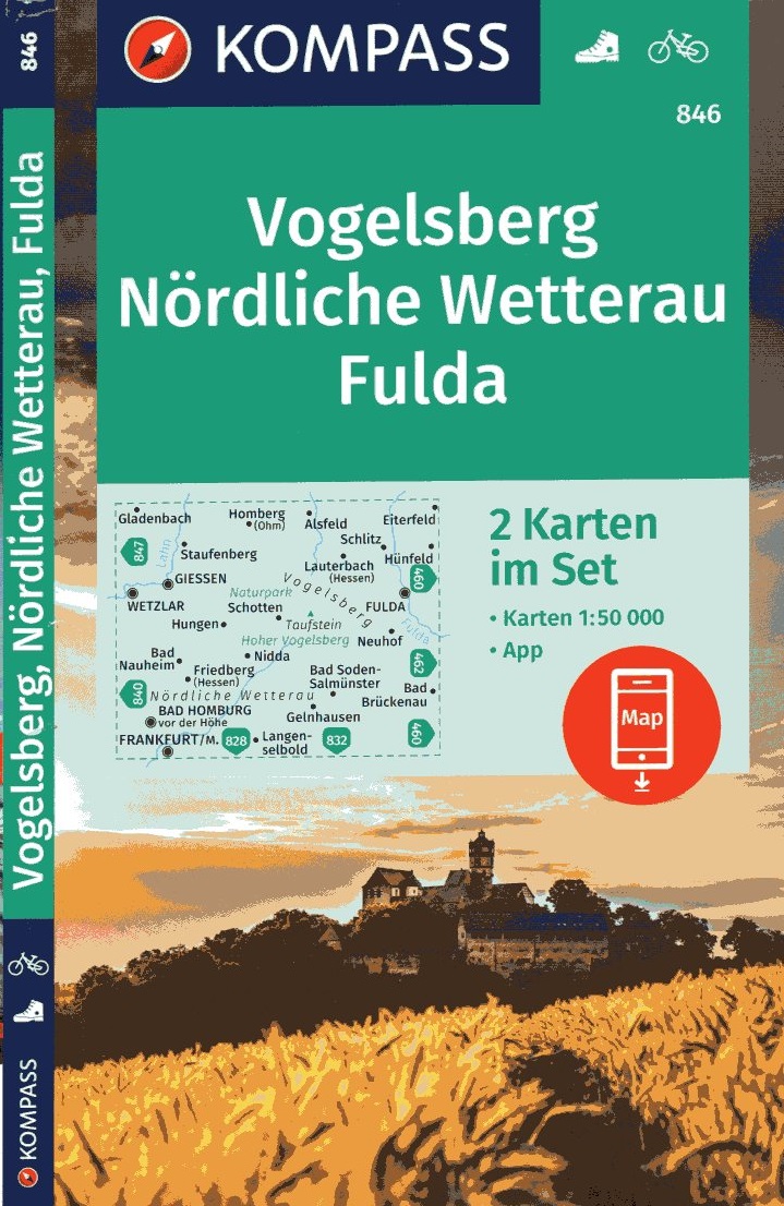 Kompass wandelkaart KP-846 Vogelsberg, Nördliche Wetterau 1:50.000 9783991215882 Kompass Wandelkaarten Kompass Hessen Wandelkaarten Noord- en Midden-Hessen, Kassel Kompass wandelkaart KP-846 Vogelsberg, Nördliche Wetterau 1:50.000 9783991215882 Kompass Wandelkaarten Kompass Hessen Wandelkaarten Noord- en Midden-Hessen, Kassel