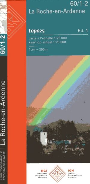 NGI-60/1-2  Champlon, La-Roche-en-Ardenne | topografische wandelkaart 1:25.000 9789462354418  Nationaal Geografisch Instituut NGI Wallonië 1:25.000  Wandelkaarten Wallonië (Ardennen)