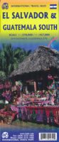 ITM El Salvador 1:270.000 en Zuid-Guatemala 1:450.000 | landkaart, autokaart 9781771292610  International Travel Maps   Landkaarten en wegenkaarten Overig Midden-Amerika