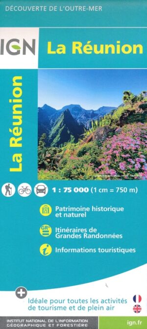 512 La Réunion 1:75.000 9782758549116  IGN   Landkaarten en wegenkaarten Réunion