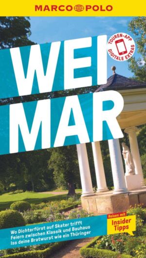 Marco Polo Weimar 9783829719087  Marco Polo MP reisgidsen / Duits  Reisgidsen Thüringen, Weimar, Rennsteig