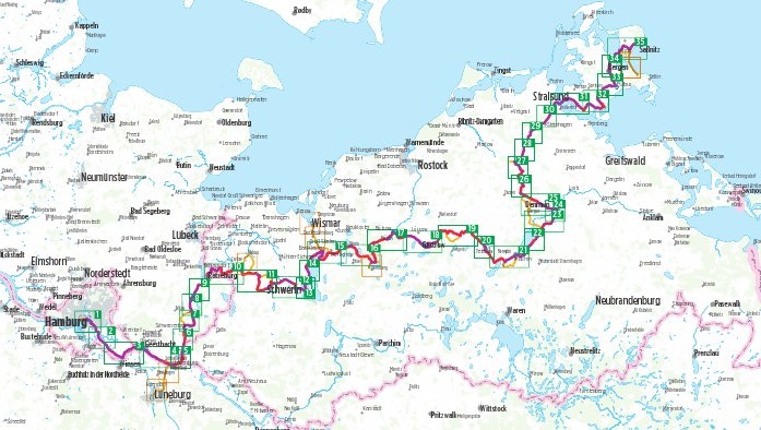 Bikeline Radfernweg Hamburg-Rügen | fietsgids 9783850009065 Esterbauer Bikeline Fietsgidsen, Meerdaagse fietsvakanties Duitsland Bikeline Radfernweg Hamburg-Rügen | fietsgids 9783850009065 Esterbauer Bikeline Fietsgidsen, Meerdaagse fietsvakanties Duitsland