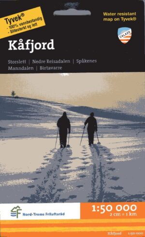 CAL-009 Kåfjord wandelkaart 1:50.000 9789188335418  Calazo Calazo Noorwegen noord  Wandelkaarten Noors Lapland