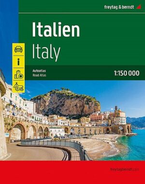 Italië Superatlas 1:150.000 9783707921663  Freytag & Berndt Wegenatlassen  Wegenatlassen Italië