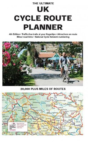 Ultimate UK Cycle Route Planner map 9781901464412 Richard Peace Excellent Books   Fietskaarten, Meerdaagse fietsvakanties Groot-Brittannië