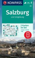 Kompass wandelkaart KP-291 Salzburg & omgeving 1:50.000 9783991214496  Kompass Wandelkaarten Kompass Oostenrijk  Wandelkaarten Salzburger Land & Stiermarken
