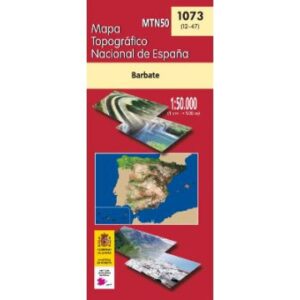 Hoja-1073 Barbate topografische wandelkaart 1:50.000 9788498109405  CNIG Spanje 1:50.000  Wandelkaarten Cádiz, Costa de la Luz, Huelva