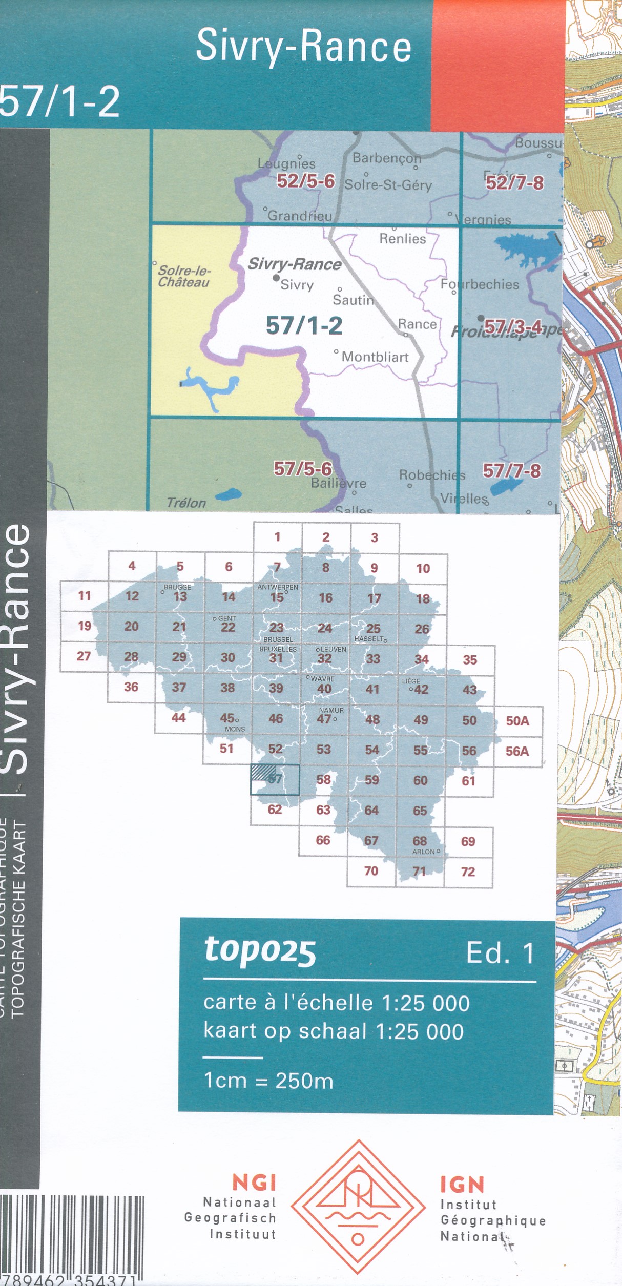 NGI-57/1-2 Sivry - Rance | topografische wandelkaart 1:25.000 9789462354371 Nationaal Geografisch Instituut NGI Wallonië 1:25.000 Wandelkaarten Wallonië (Ardennen) NGI-57/1-2 Sivry - Rance | topografische wandelkaart 1:25.000 9789462354371 Nationaal Geografisch Instituut NGI Wallonië 1:25.000 Wandelkaarten Wallonië (Ardennen)