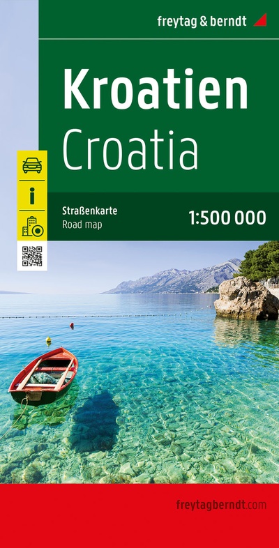 Kroatië | autokaart, wegenkaart 1:500.000 9783707921861 Freytag & Berndt Landkaarten en wegenkaarten Kroatië Kroatië | autokaart, wegenkaart 1:500.000 9783707921861 Freytag & Berndt Landkaarten en wegenkaarten Kroatië