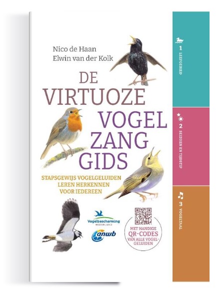 De Virtuoze Vogelzang gids | ANWB, Vogelbescherming 9789043926959 Nico de Haan, Edwin van der Kolk Kosmos Natuurgidsen, Vogelboeken Europa De Virtuoze Vogelzang gids | ANWB, Vogelbescherming 9789043926959 Nico de Haan, Edwin van der Kolk Kosmos Natuurgidsen, Vogelboeken Europa