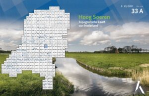 33A Hoog Soeren topografische wandelkaart 1:25.000 TK25.33A  Kadaster / Geo-Informatie Top. kaarten Gelderland  Wandelkaarten Arnhem en de Veluwe