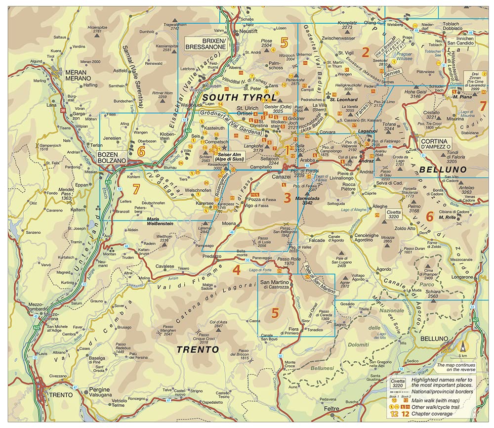 Dolomites Sunflower Walking Guide Vol 1 North and West | wandelgids Dolomieten 9781856915410 Sunflower Landscapes Wandelgidsen Zuid-Tirol, Dolomieten Dolomites Sunflower Walking Guide Vol 1 North and West | wandelgids Dolomieten 9781856915410 Sunflower Landscapes Wandelgidsen Zuid-Tirol, Dolomieten
