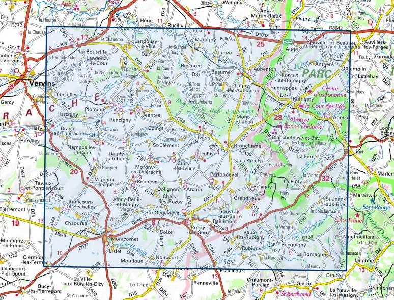 SB-2809 Rozoy-sur-Serre, Aubenton | wandelkaart 1:25.000 9782758549611 IGN IGN 25 Wandelkaarten Champagne, Franse Ardennen SB-2809 Rozoy-sur-Serre, Aubenton | wandelkaart 1:25.000 9782758549611 IGN IGN 25 Wandelkaarten Champagne, Franse Ardennen