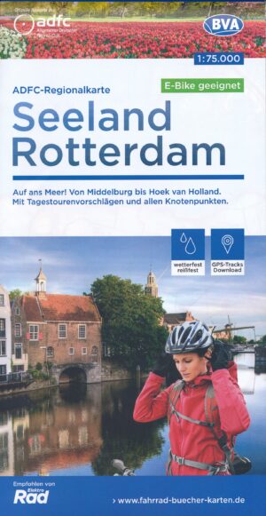 Seeland (prov. Zeeland) | fietskaart 1:75.000 9783969900079  ADFC / BVA ADFC Regionalkarte  Fietskaarten Zeeland