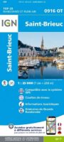 wandelkaart 0916OT St-Brieuc, Plouha, Binic 1:25.000 9782758551461  IGN IGN 25 Bretagne  Wandelkaarten Bretagne