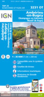 wandelkaart 3231OT Ambérieu-en-Bugey 1:25.000 9782758553007  IGN IGN 25 Omgeving Lyon  Wandelkaarten Lyon en omgeving