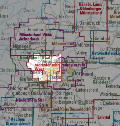 Radrevier Ruhr West fietskaart 1:75.000 9783969900437 ADFC / BVA ADFC Regionalkarte Fietskaarten Ruhrgebied Radrevier Ruhr West fietskaart 1:75.000 9783969900437 ADFC / BVA ADFC Regionalkarte Fietskaarten Ruhrgebied