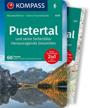 Kompass wandelgids Pustertal 9783991211082 Eugen Hüsler Kompass Kompass Wanderführer  Wandelgidsen Zuid-Tirol, Dolomieten