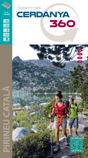wandelkaart Cerdanya 1:40.000 9788480909624  Editorial Alpina   Wandelkaarten Spaanse Pyreneeën